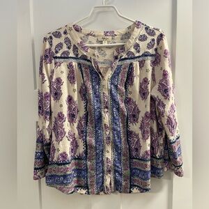 Style and Co. Bohemian Top
